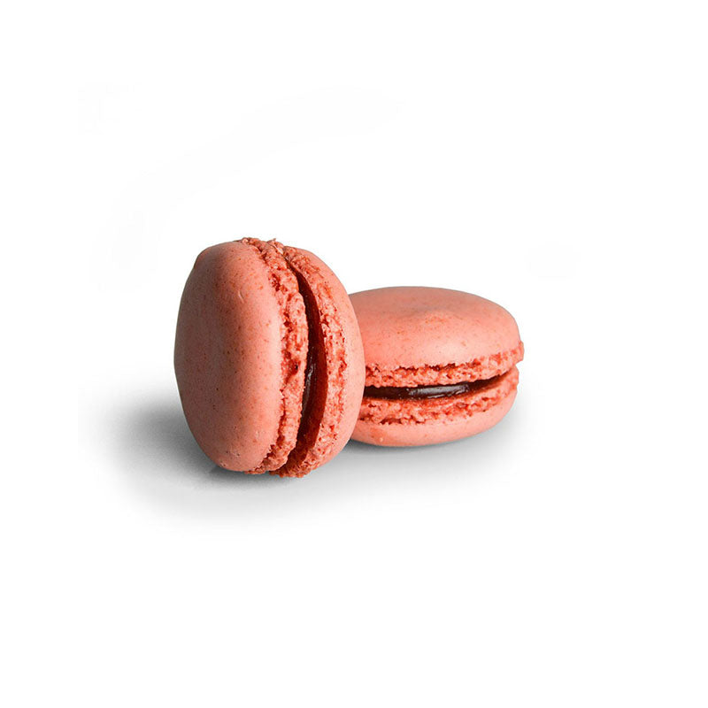 Franck Deville Frozen Raspberry Macarons x 35 - gourmet-de-paris-london