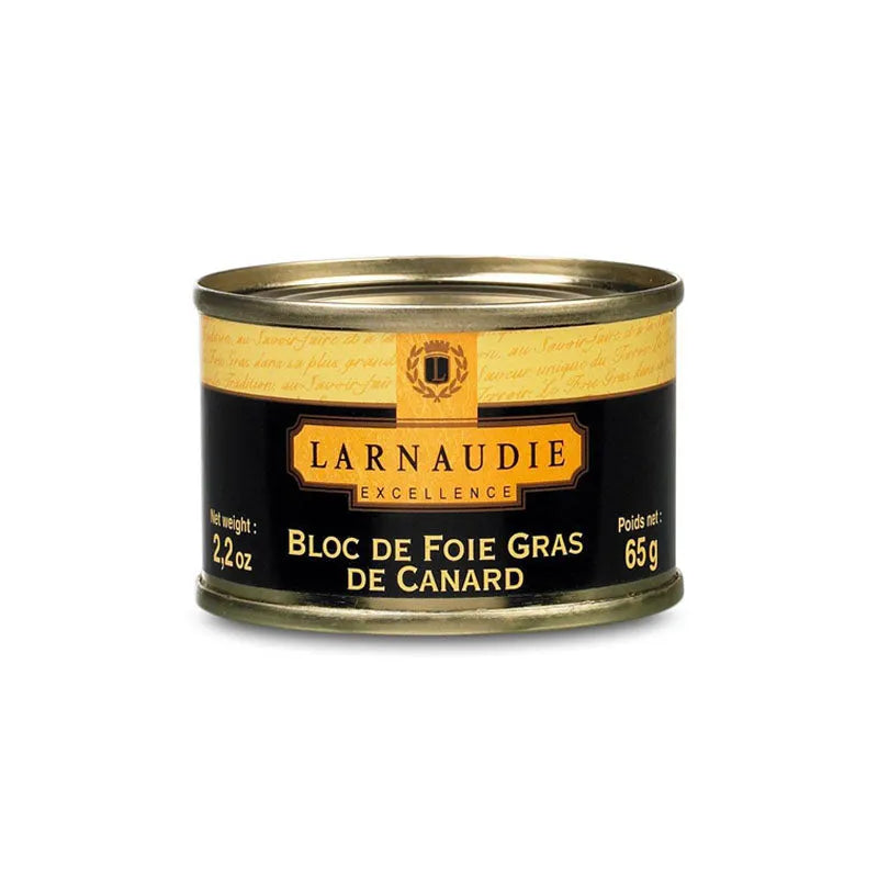 Jean Larnaudie Duck foie gras block - 65g - gourmet-de-paris-london