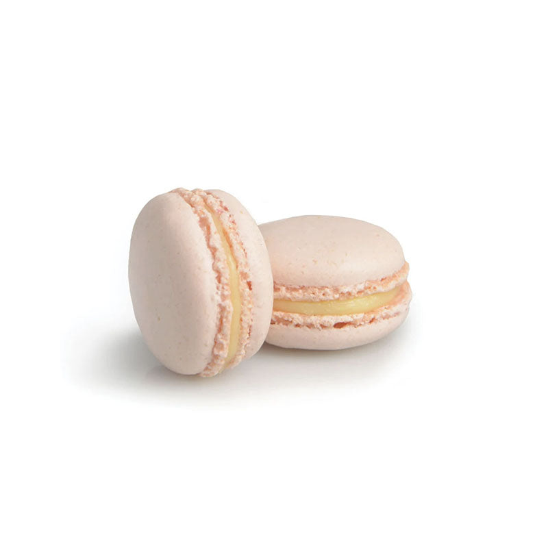 Franck Deville Frozen Rose-Lychee Macarons x 35 - gourmet-de-paris-london