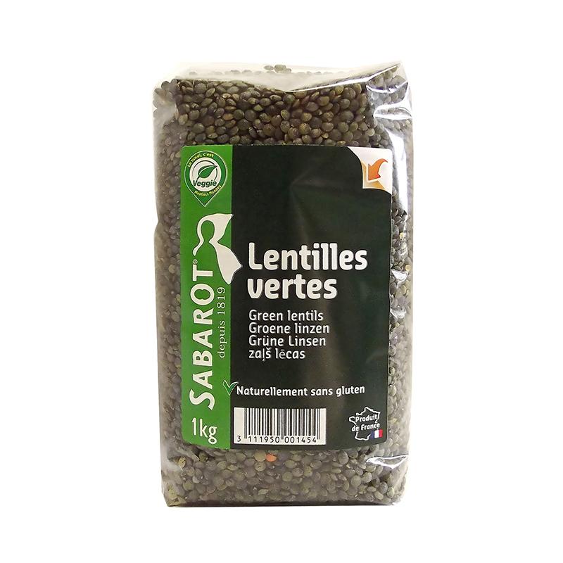 Green Lentils - 1kg - gourmet-de-paris-london
