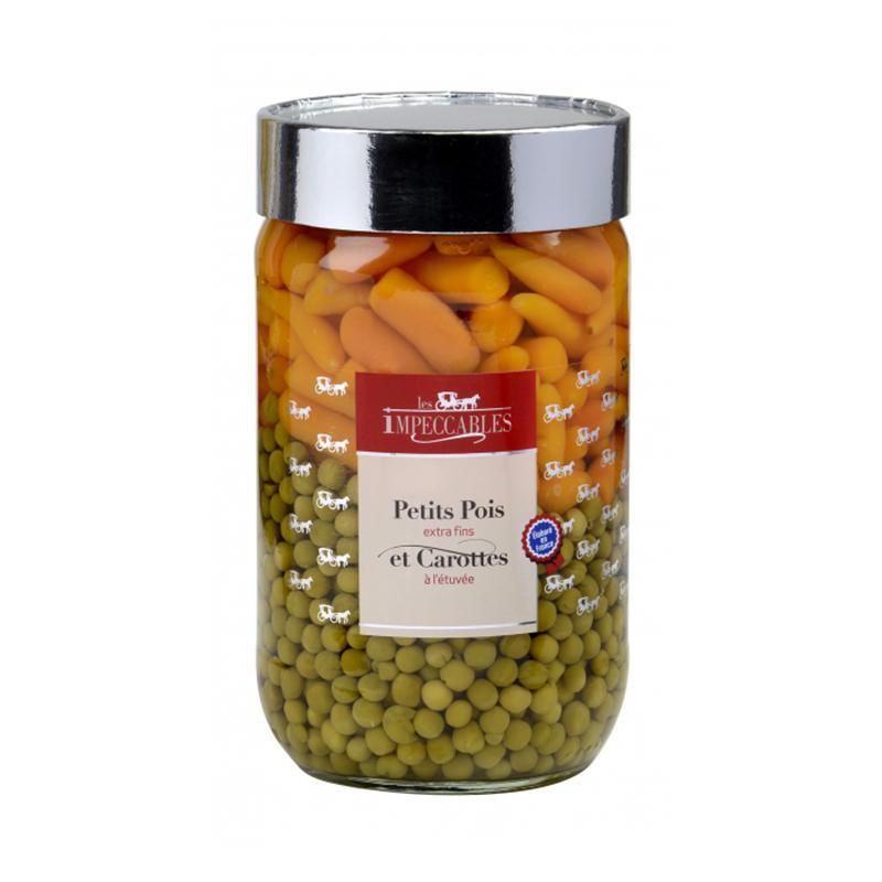 Les Impeccables Green Peas And Carrots - 720g - gourmet-de-paris-london