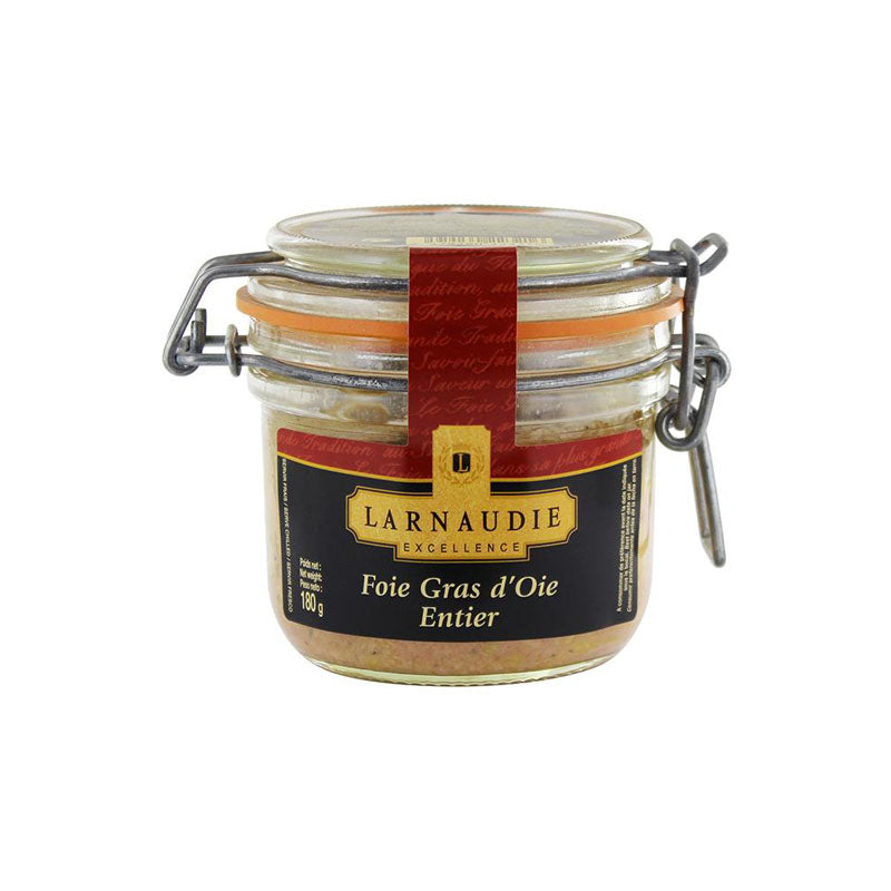 Jean Larnaudie Goose Whole Foie Gras - 180g - gourmet-de-paris-london