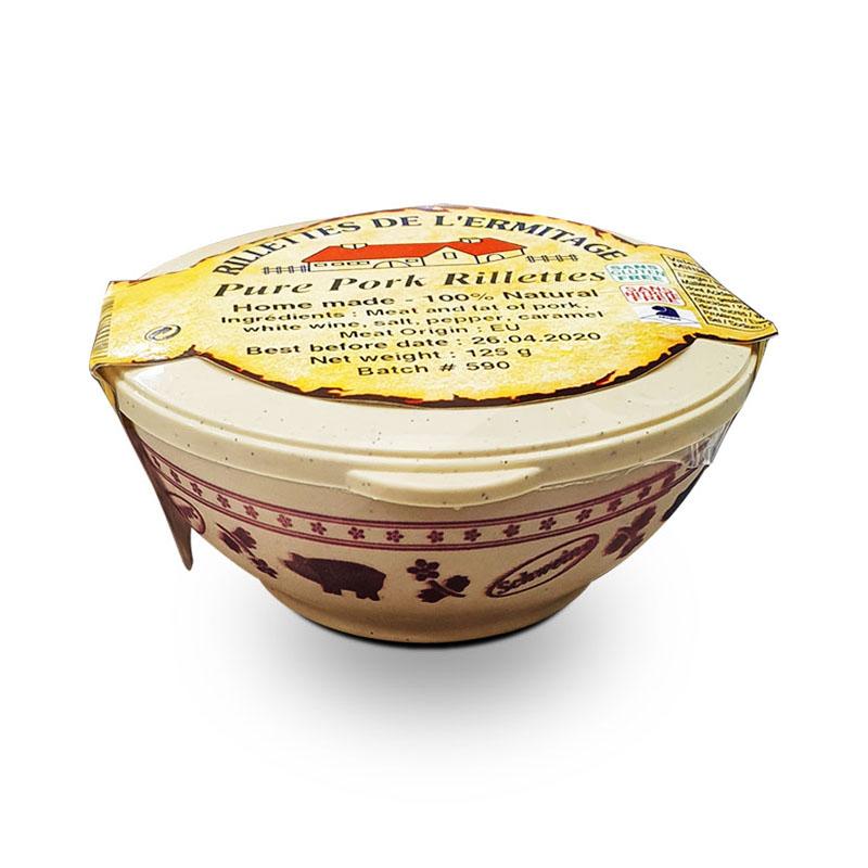 L'Ermitage Pork Rillettes - 125g - gourmet-de-paris-london