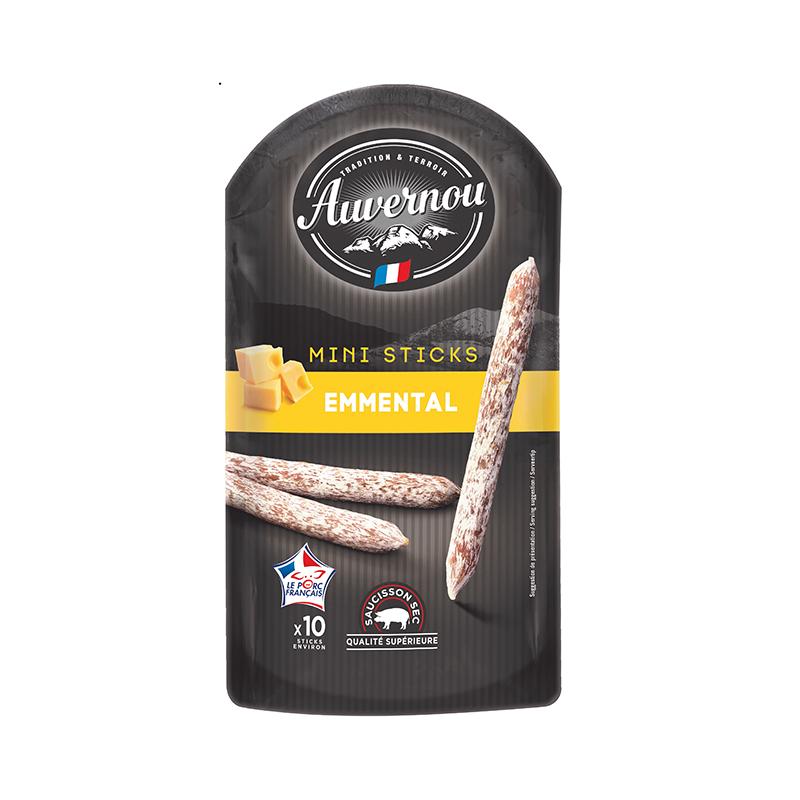 Loste Mini Saucisson Sticks Emmental - 100g - gourmet-de-paris-london